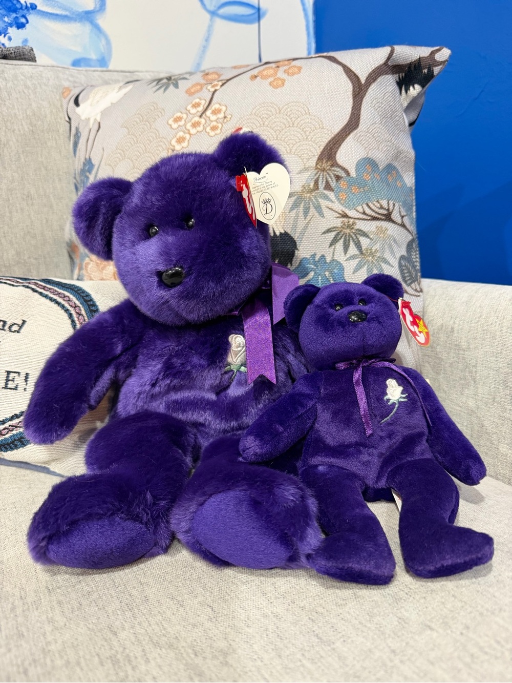 Ty Purple Princess Diana Memorial Bears